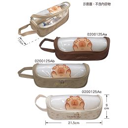 萌萌水豚上掀大筆袋